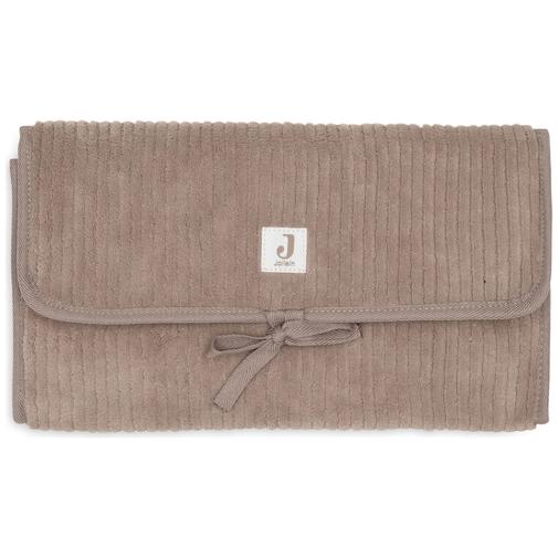 Jollein - Tapis à langer nomade Cloudy Rib Milky Coffee