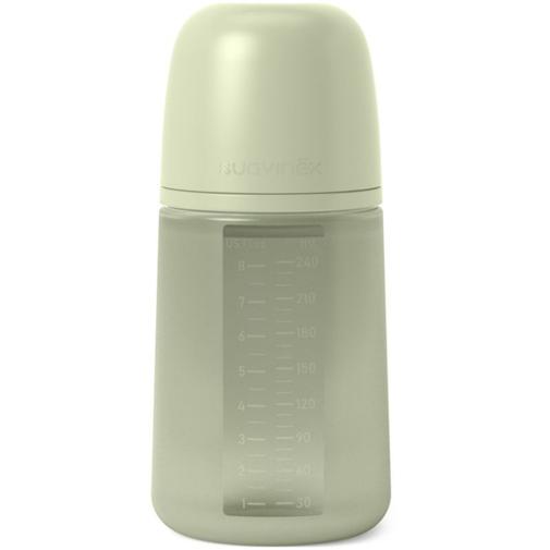 Suavinex - Biberon silicone débit moyen colour essence vert (240 ml)