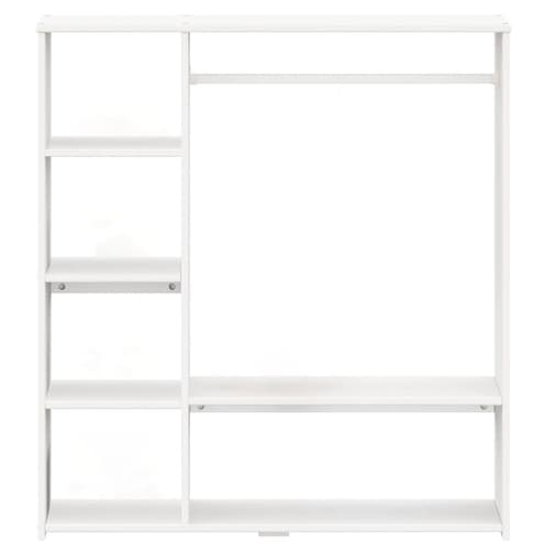 IDIMEX - Penderie enfant montessori en bois massif, blanc