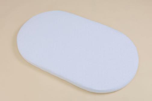 Mon Lit Cabane - - Grand Drap Housse Imperméable pour Berceau Ovale Évolutif - Blanc
