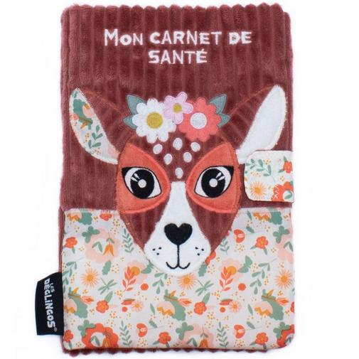 Les Déglingos - Protège carnet de santé Mélimélos la biche