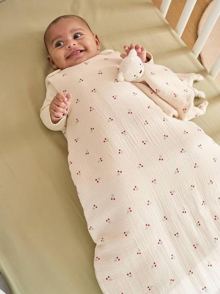 Vertbaudet - Gigoteuse CHERRY personnalisable beige imprimé