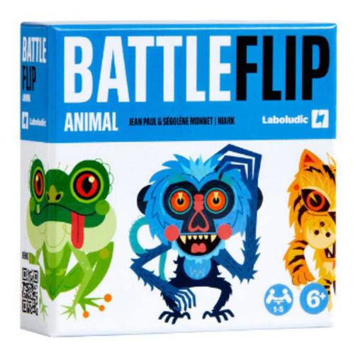 Laboludic - Laboludic - Jeu de cartes Battle Flip Animal