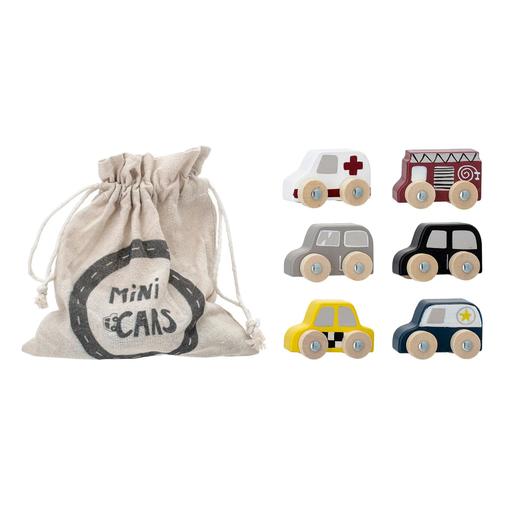 Bloomingville Mini - Bloomingville Mini - Voitures Avin en bois - set de 6
