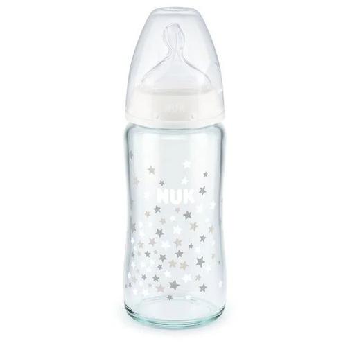 Nuk - Biberon en verre First Choice Plus avec Temperature Control