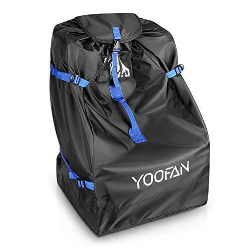 YOOFAN - Sac De Voyage YOOFAN avec Bretelles pour Poussettes, Siège Enfant De Voiture, Fauteuils Roulant. Résistant À L’Eau. Parfait pour Le Stockage Ou Prendre L’Avion (Noir)