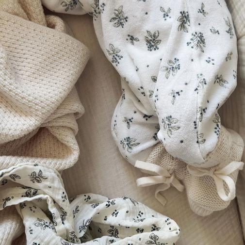 Bonjour Little - Pyjama bébé velours - Sloeberry