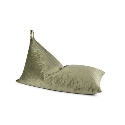 Made in Bébé - Pouf enfant Essaouira Velvet Olive Green