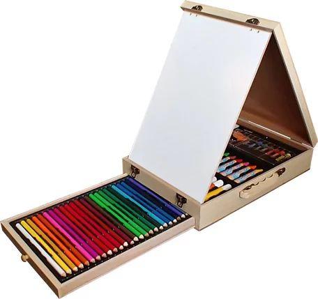 CREA & CIE - Mallette A Dessin 63 Pieces Pour Enfant - Jouet D'imitation