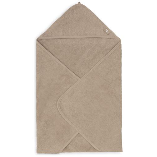 Jollein - Cape de bain en éponge Milky Coffee (75 x 75 cm)