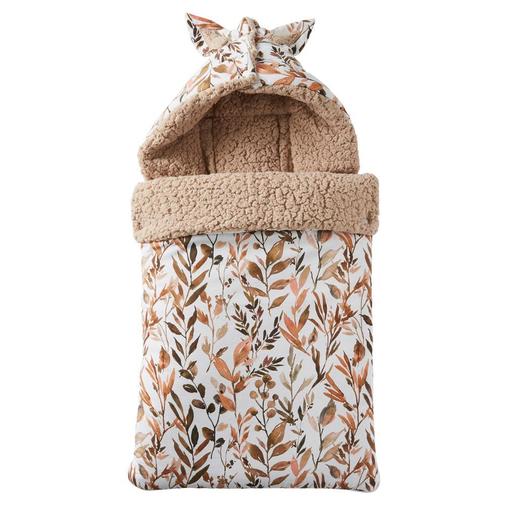 Bb&Co - Nid d'ange passe sangle en fourrure Caramel forest (0-6 mois)
