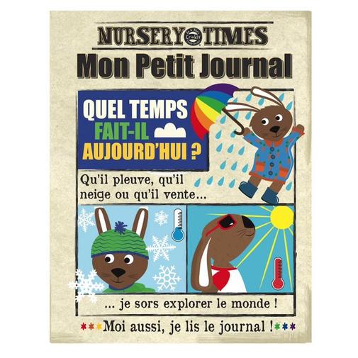 Jo & Nic’S Crinkly - Livre D'éveil - Mon Petit Journal À Froisser - La Meteo Multi-coloured