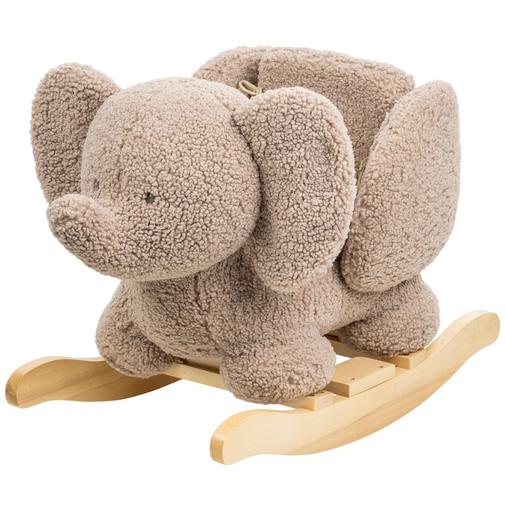 Nattou - Bascule Teddy Lapidou Eléphant taupe