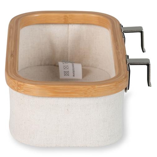 Quax - Panier à Suspendre Plat - Beige Natural