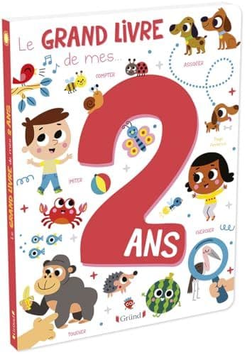 Americo, Tiago - Le grand livre de mes 2 ans – Imagier d'éveil – Dès 2 ans