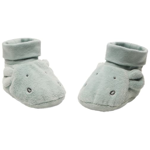 Orchestra - Chaussons en velours hippopotames pour bébé garçon