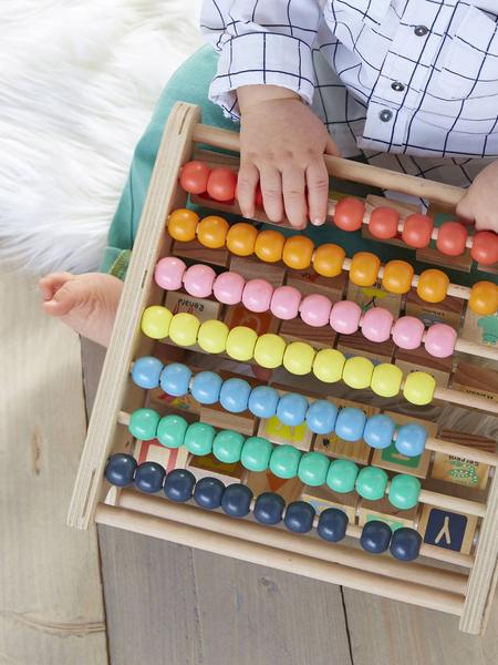 Vertbaudet - Boulier d'apprentissage en bois FSC® multicolore