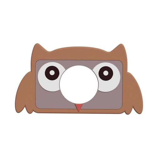 The-Zoo-Family - Housse En Silicone Hibou Brun Clair