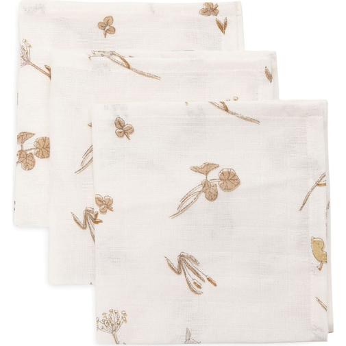 Jollein - Lot de 3 mini langes en gaze de coton