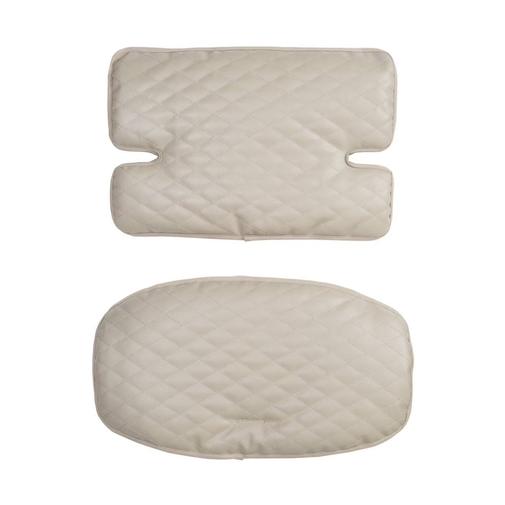 Roba - Coussins Matelassés En Cuir Pu Déperlant Pour Chaises Hautes Sit Up Grège