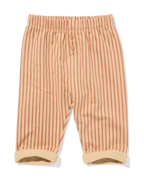 Hema - pantalon de survêtement bébé confortable rayures marron - HEMA