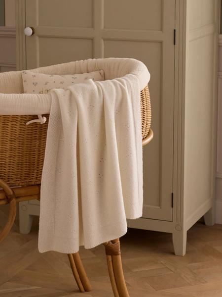 Cyrillus - Plaid pointelle bébé Lambswool