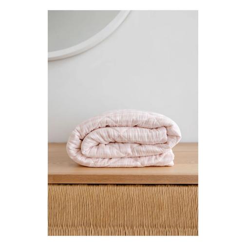 Soft Spot - Soft Spot - Couverture matelassée Rosewater en coton bio