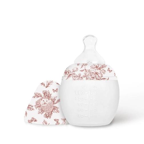 Elhée - Biberon 150 ml | Tartine et Chocolat "Toile de Jouy" Terracotta 0m+
