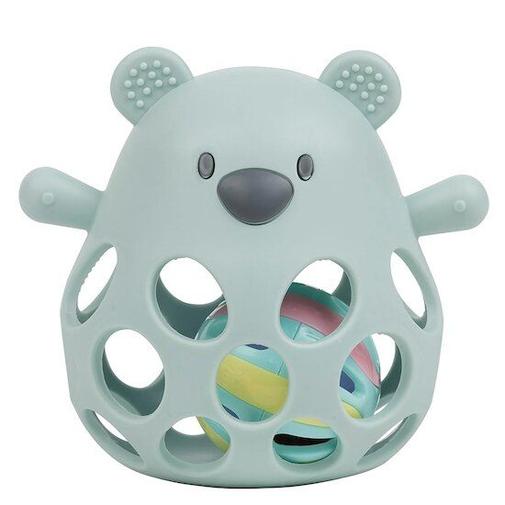 Nattou - Hochet avec balle ours en silicone