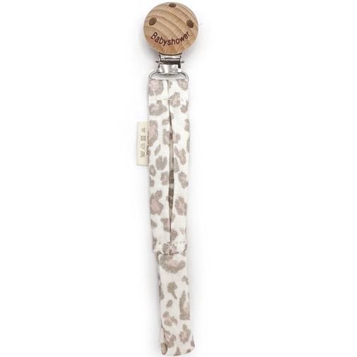 Babyshower - Attache sucette Wood Soft Print