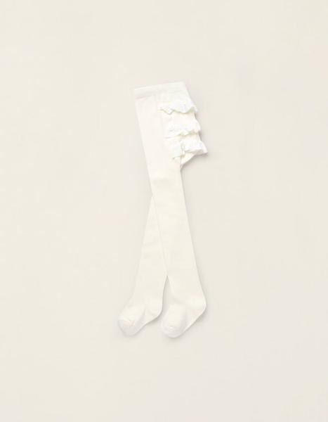 Zippy - Collant Avec Volants Blanc