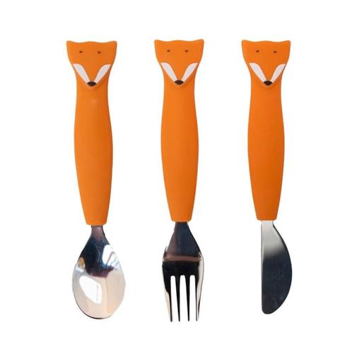 Trixie - 3 couverts en silicone - mr. Fox