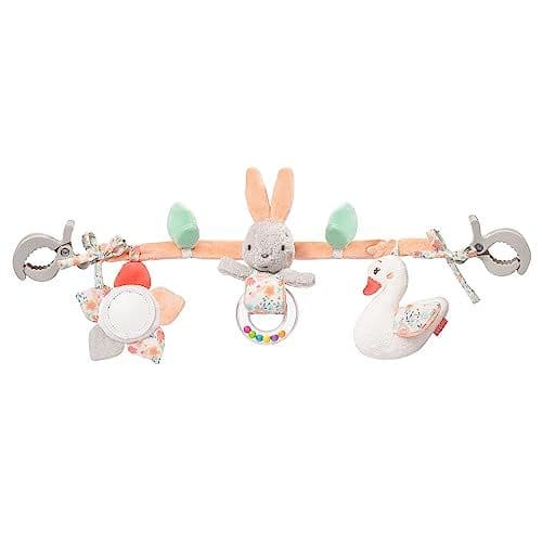 Fehn - Fehn Guirlande de Poussette pour Enfant Lac des Cygnes - pour bébé avec d'adorables personnages mignons à Suspendre à la Poussette, au couffin ou au lit - pour bébés et enfants à partir de 0+ mois