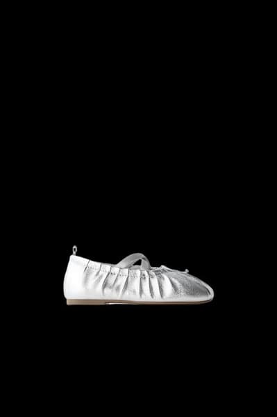 ZARA - BALLERINES MÉTALLISÉES