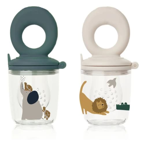 Smallable - Liewood - Tétines grignoteuses Miranda - Set de 2 - All together/Sandy | Smallable