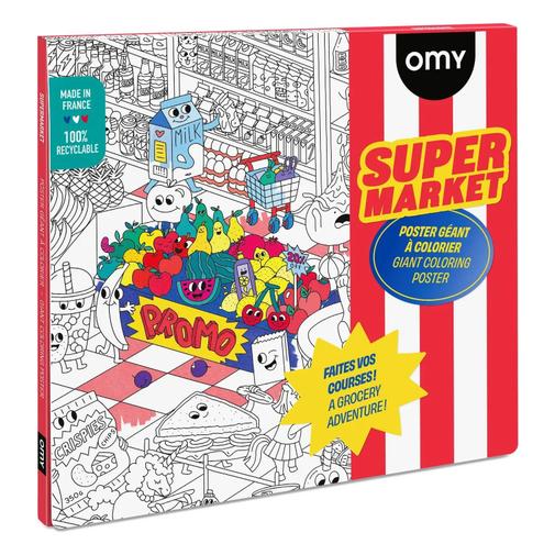 Omy - Omy - Poster Géant Super Marché