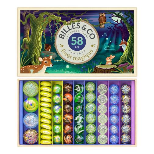 Billes & Co - Billes & Co - Coffret Forêt Magique - 58 Billes