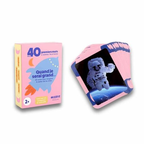 Observe Montessori - Mes 40 premiers mots: métiers