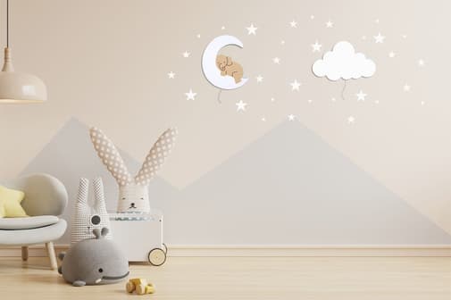 lennyetalba - Composition 2 veilleuses murales enfant Fun