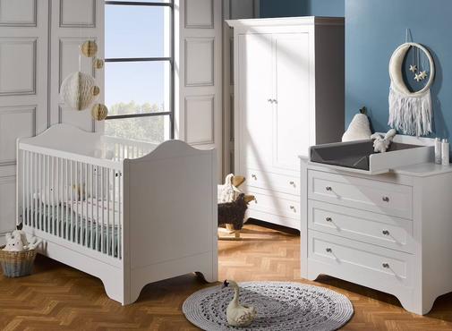 Chambrekids - Chambre Bébé Complète Occitane Blanc