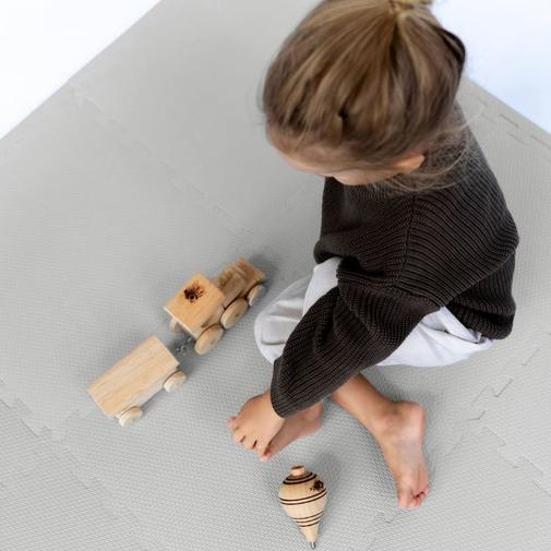 ToddleKind - Tapis De Jeu Bébé Et Enfant Classique Gris Clair