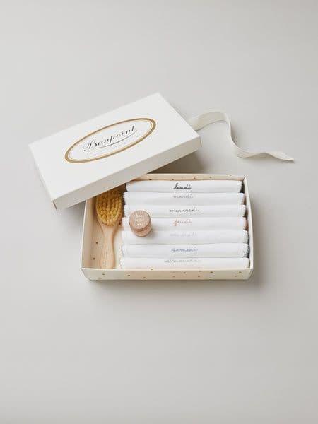 Bonpoint - Coffret Semainier Bavoirs