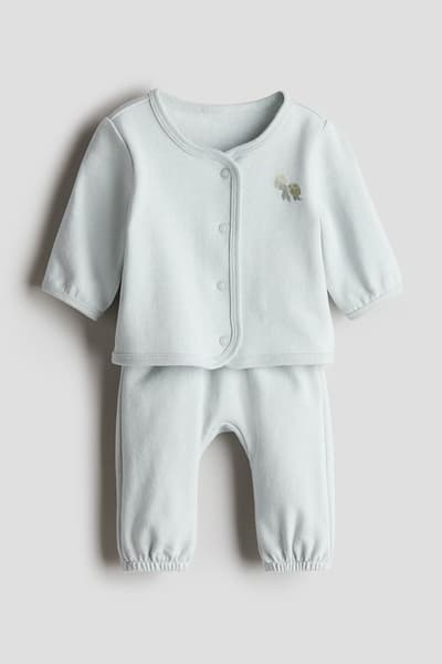 H&M - Ensemble 2 pièces avec gilet et pantalon jogger
