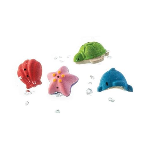 Plan Toys - Animaux marins en bois