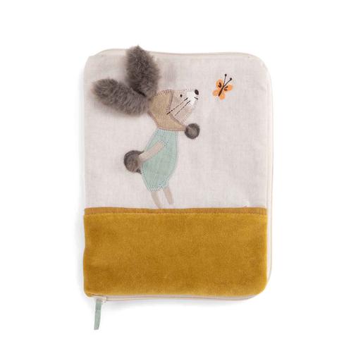 Moulin Roty - Protège carnet de santé à broder lapin