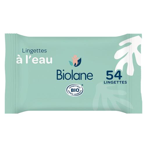 Biolane - Paquet de 54 Lingettes à l'Eau