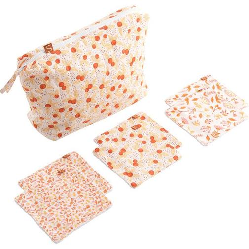 Sauthon - Trousse de toilette + 6 carrées éponge Esmée