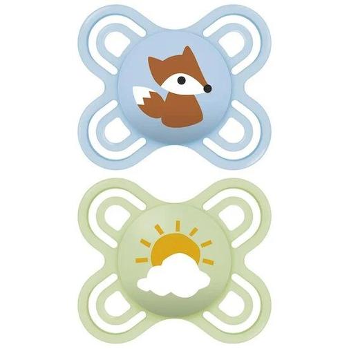 Mam - Lot de 2 Sucettes Perfect Silicone Naissance Aléatoire