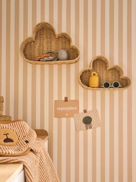 Vertbaudet - Lot de 2 étagères Nuage beige