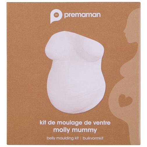 Prémaman - Kit de moulage ventre rond - Blanc
